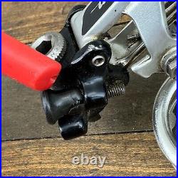 Vintage Campagnolo Super Record Rear Derailleur No Stamp Ti Bolts Black Eroica