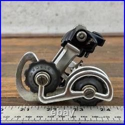 Vintage Campagnolo Super Record Rear Derailleur No Stamp Ti Bolts Black Eroica