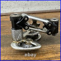 Vintage Campagnolo Super Record Rear Derailleur No Stamp Ti Bolts Black Eroica