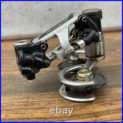 Vintage Campagnolo Super Record Rear Derailleur No Stamp Ti Bolts Black Eroica