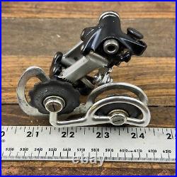 Vintage Campagnolo Super Record Rear Derailleur No Stamp Ti Bolts Black Eroica