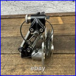 Vintage Campagnolo Super Record Rear Derailleur PAT. 83 Short Cage Black Italy
