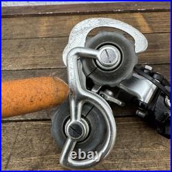 Vintage Campagnolo Super Record Rear Derailleur PAT. 83 Short Cage Black Italy