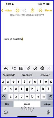 Vintage Campagnolo Super Record Rear Derailleur PAT. 83 Short Cage Black Italy