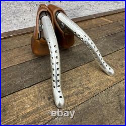 Vintage Campagnolo Super Record Road Bike Brake Levers Pair Drilled Alloy