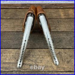 Vintage Campagnolo Super Record Road Bike Brake Levers Pair Drilled Alloy