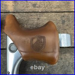 Vintage Campagnolo Super Record Road Bike Brake Levers Pair Drilled Alloy