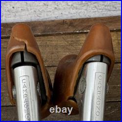 Vintage Campagnolo Super Record Road Bike Brake Levers Pair Drilled Alloy