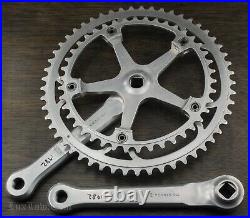 Vintage Campagnolo Super Record Road Bike CRANKS 53t 42t Chainrings Tour Bicycle