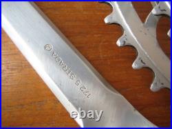 Vintage Campagnolo Super Record Road Crank Set 172.5mm 53/43T
