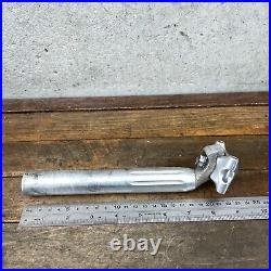 Vintage Campagnolo Super Record Seatpost 27.2 mm Silver Fluted Campy Brev Eroica