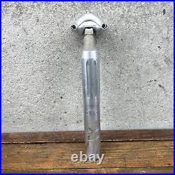 Vintage Campagnolo Super Record Seatpost 27.2 mm Silver Fluted Campy Brev Eroica