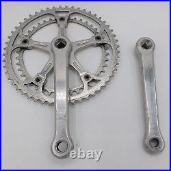 Vintage Campagnolo Super Record Strada Non-Fluted Crankset, 172.5 mm, 52t / 42t