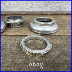 Vintage Campagnolo Super Record Threaded Headset 1in 25.4x24F Road Bike Alloy