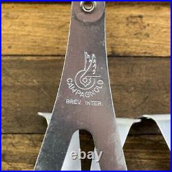 Vintage Campagnolo Super Record Toe Clips NOS Alloy Medi Medium Pedal Italy A3