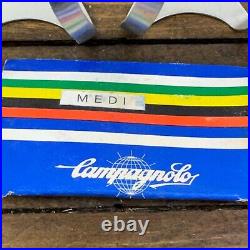 Vintage Campagnolo Super Record Toe Clips NOS Alloy Medi Medium Pedal Italy A3