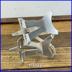 Vintage Campagnolo Super Record Toe Clips NOS Alloy Medi Medium Pedal Italy A3