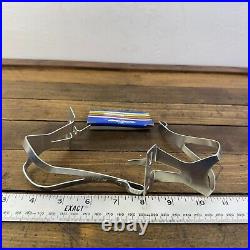 Vintage Campagnolo Super Record Toe Clips NOS Alloy Medi Medium Pedal Italy A3