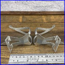 Vintage Campagnolo Super Record Toe Clips NOS Alloy Medi Medium Pedal Italy A4