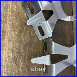 Vintage Campagnolo Super Record Toe Clips NOS Alloy Medi Medium Pedal Italy A4