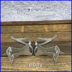 Vintage Campagnolo Super Record Toe Clips NOS Alloy Medi Medium Pedal Italy A4