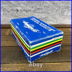 Vintage Campagnolo Super Record Toe Clips NOS Alloy Medi Medium Pedal Italy A4