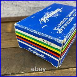 Vintage Campagnolo Super Record Toe Clips NOS Alloy Medi Medium Pedal Italy A4