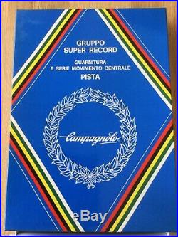 Vintage Campagnolo Super Record Track Crankset, Pista, 165mm, New Old Stock