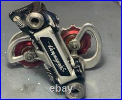 Vintage Campagnolo Super Record pat. 84 Ti Rear Derailleur with Bullseye Pulleys