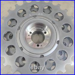 Vintage Campanolo 6 Speed 14X26 Super Record Freewheell Aluminum, Titanium, mint