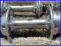 Vintage EX+ Campagnolo Super Record Road Hub Set 36-hole 100mm front/126mm rear