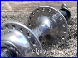 Vintage EX+ Campagnolo Super Record Road Hub Set 36-hole 100mm front/126mm rear