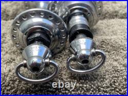 Vintage EX+ Campagnolo Super Record Road Hub Set 36-hole 100mm front/126mm rear