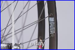 Vintage NOS Campagnolo Super Record wheelset Nisi Solidal AN85 Toro Laser 36H