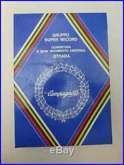 Vintage NOS Campgnolo Colnago Panto Super Record Crankset 170mm Mint Boxed