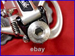Vintage Pat. 11 Campagnolo 4001 Super Record Rear Derailleur with Titanium Bolts