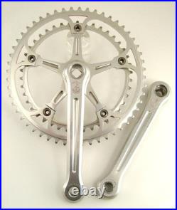 Vintage VGC Campagnolo SUPER RECORD CRANK Crankset 170mm Road bike 52/42 (LJ)