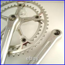 Vintage VGC Campagnolo SUPER RECORD CRANK Crankset 170mm Road bike 52/42 (LJ)