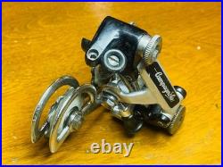 Vintage VGC Campagnolo Super Record No Patent Rear Derailleur w White Pulleys