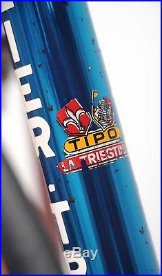 Wilier Triestina Blue Cromovelato paintwork Campagnolo Super Record size 59