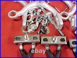 XLNT Vintage Campagnolo Nuovo Record F & R Calipers 52 mm Long Reach with Bolts